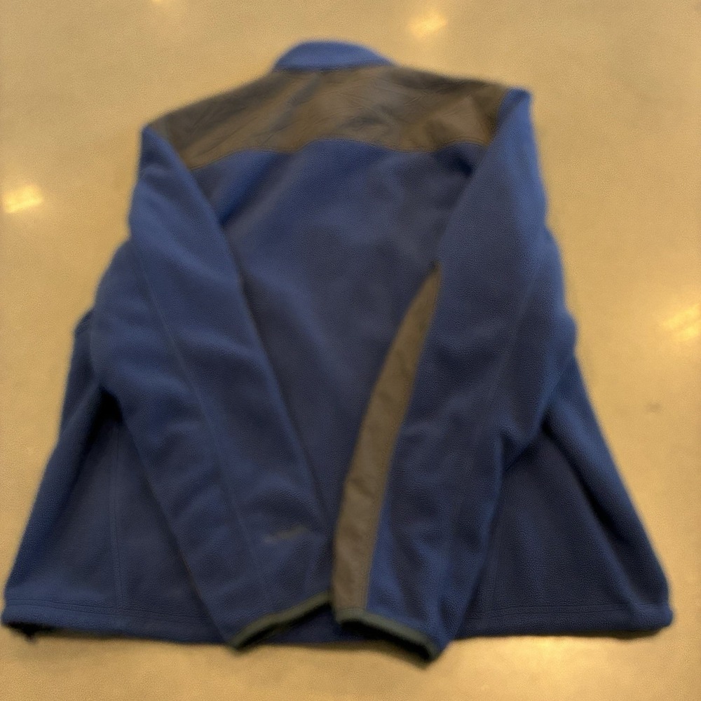LL BEAN POLARTEC FLEECE JACKET GRAY BLUE ZIP MENS XXL REG EXCELLENT CONDITION - Picture 5 of 6